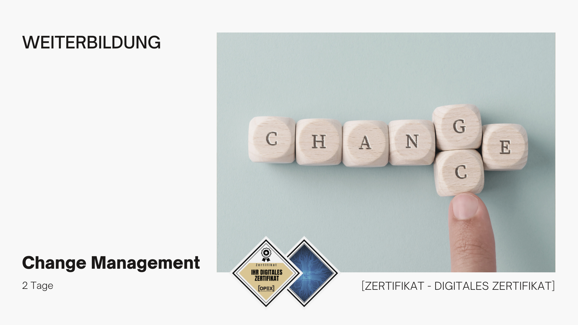 Change Management | Seminar | Schulung | Training 1 Change Management
