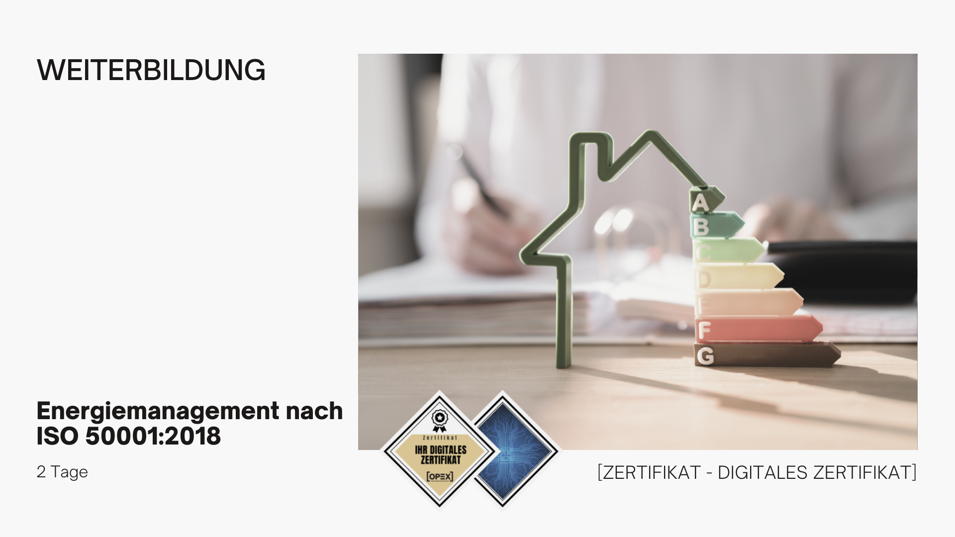 Energiemanagement ISO 50001:2018 Basiswissen Seminar I Schulung 1 Energiemanagement nach ISO 50001:2018