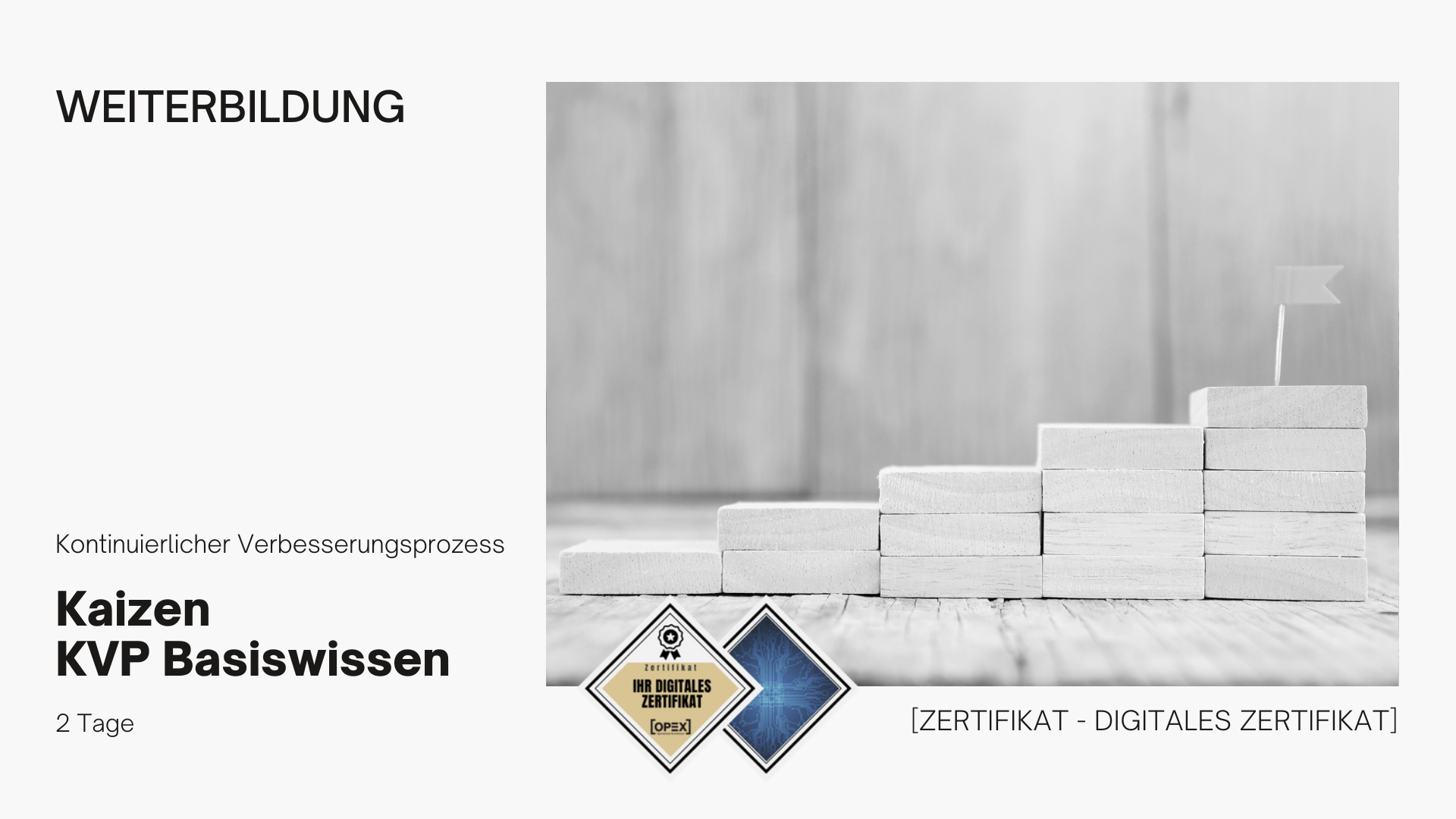 Kaizen Seminar | Schulung | Training (2 Tage) 1 Kaizen KVP Basiswissen