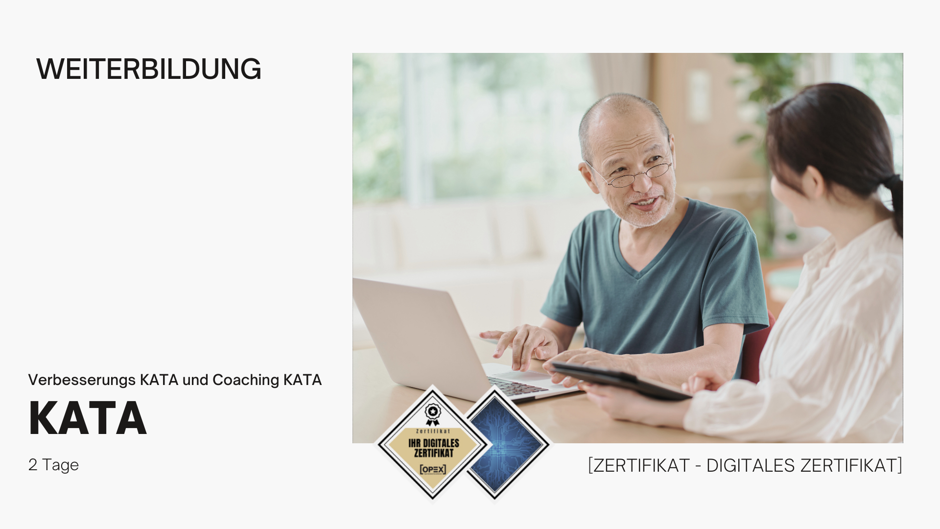 KATA– Verbesserungs KATA und Coaching KATA Seminar | Schulung 1 KATA
