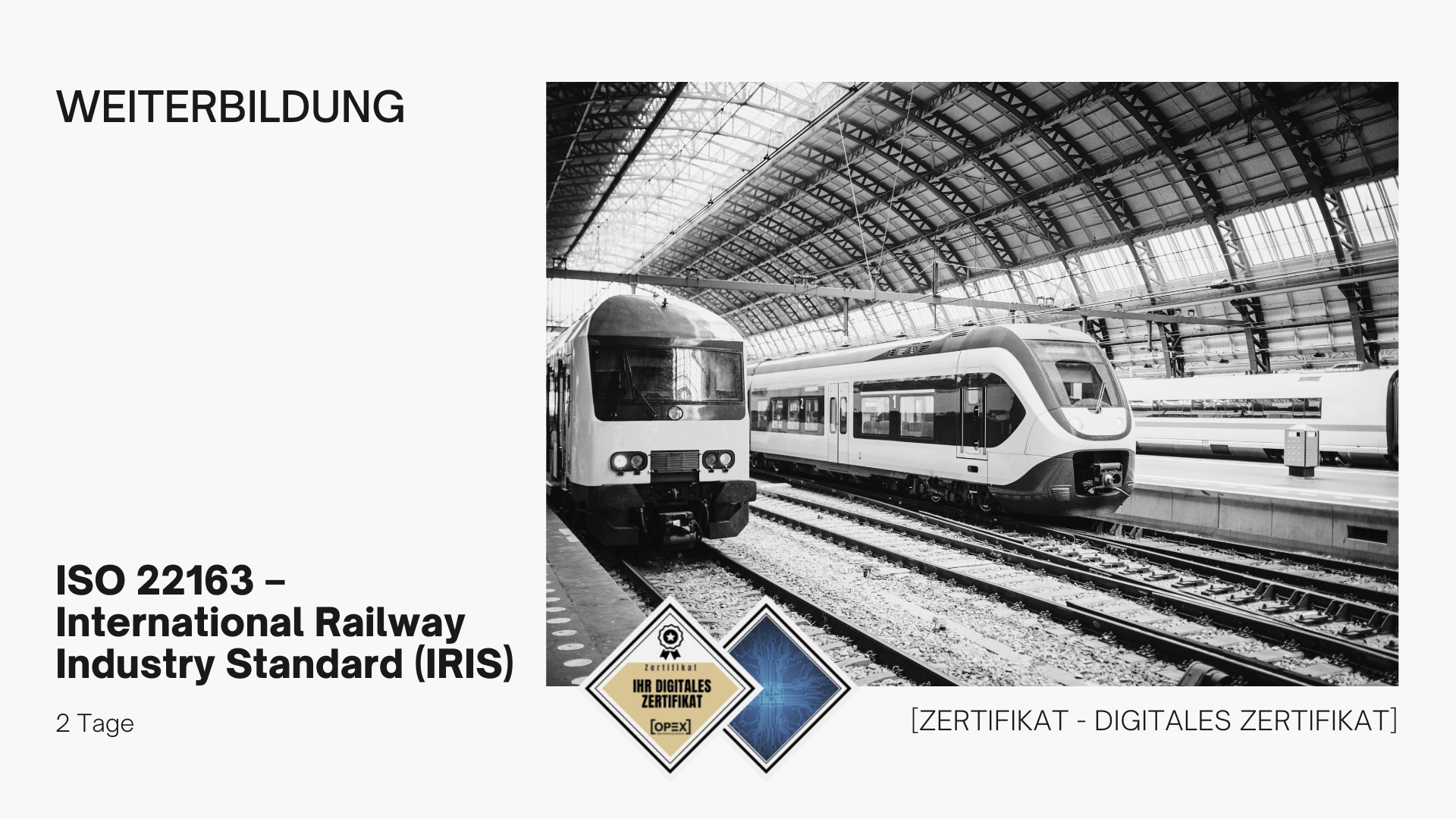 ISO 22163 - International Railway Industry Standard Revision 4 Seminar 1 ISO 22163– International Railway Industry Standard (IRIS)