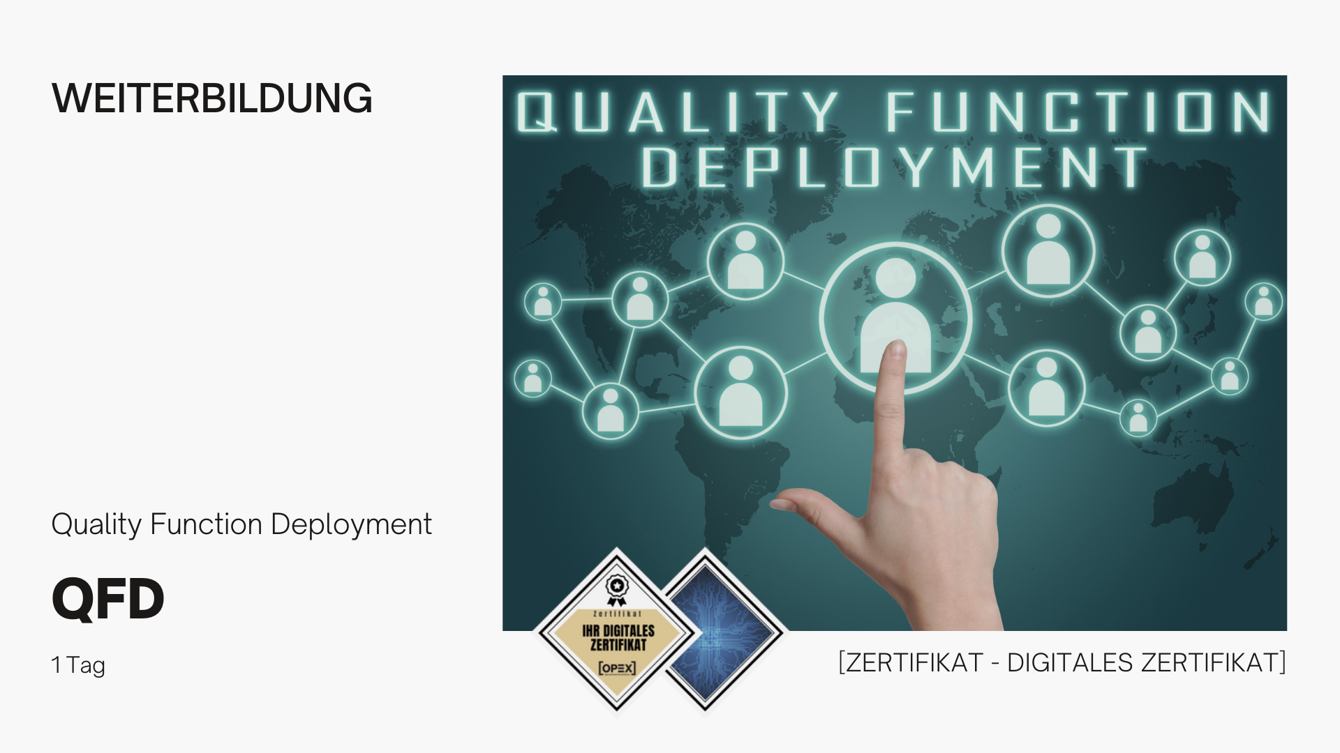 QFD Seminar / Schulung 1 QFD