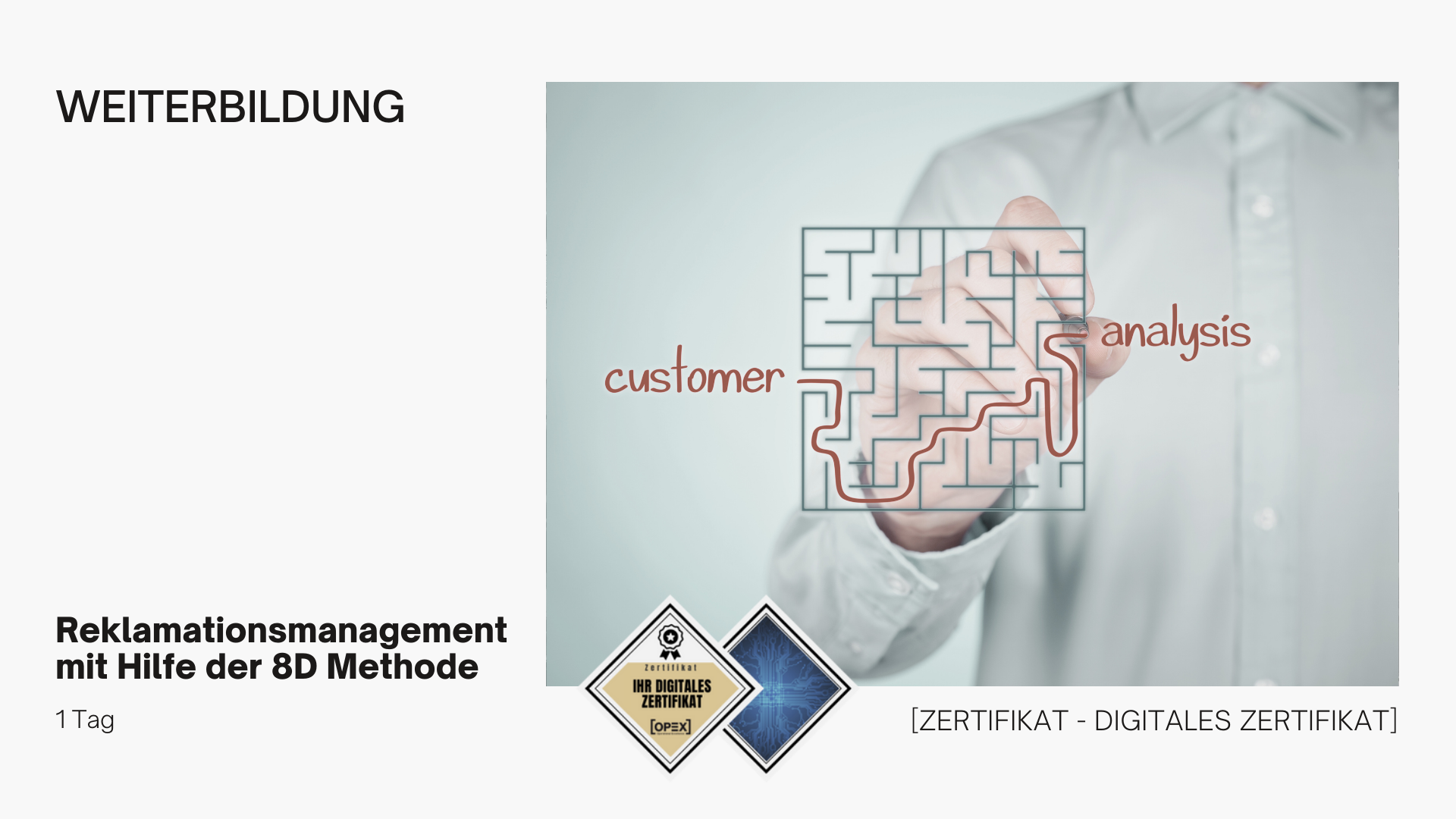 Reklamationsmanagement mit Hilfe der 8D Methode 1 Reklamationsmanagement mit Hilfe der 8D Methode