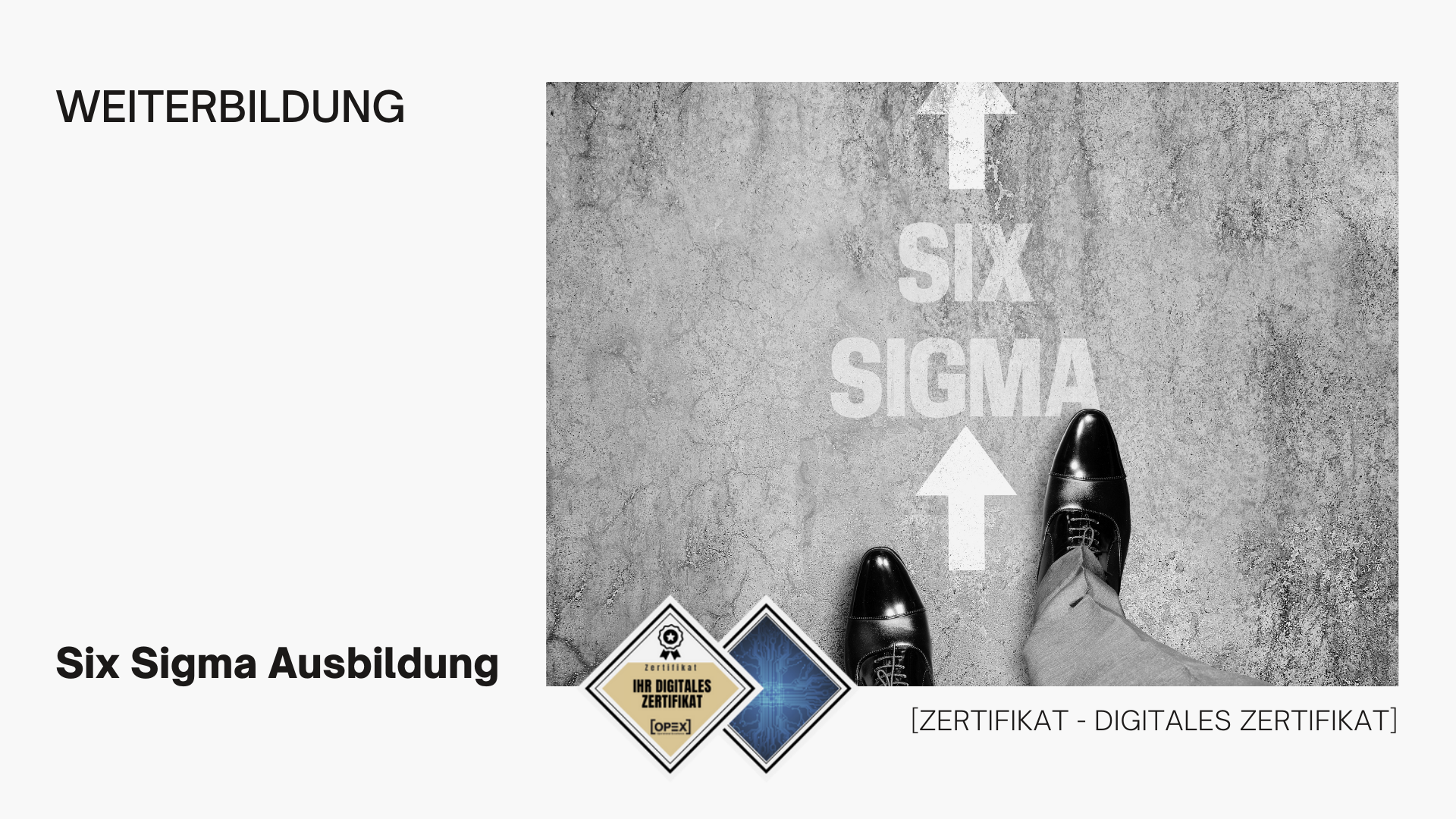 Six Sigma Ausbildung | Ausbildungen | Training | Seminar- Zertifiziert 1 Six Sigma Ausbildung