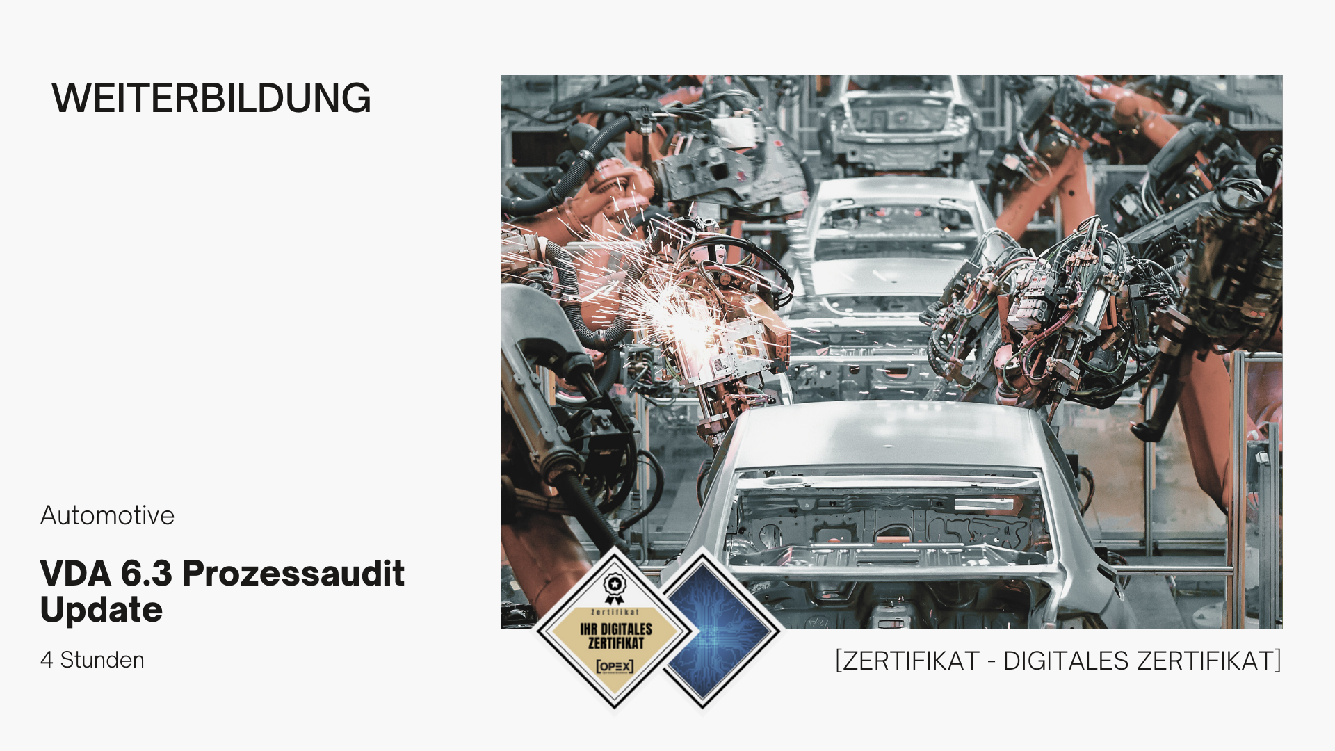 VDA 6.3 Prozessaudit Update Webinar 1 VDA 6.3 Prozessaudit Update