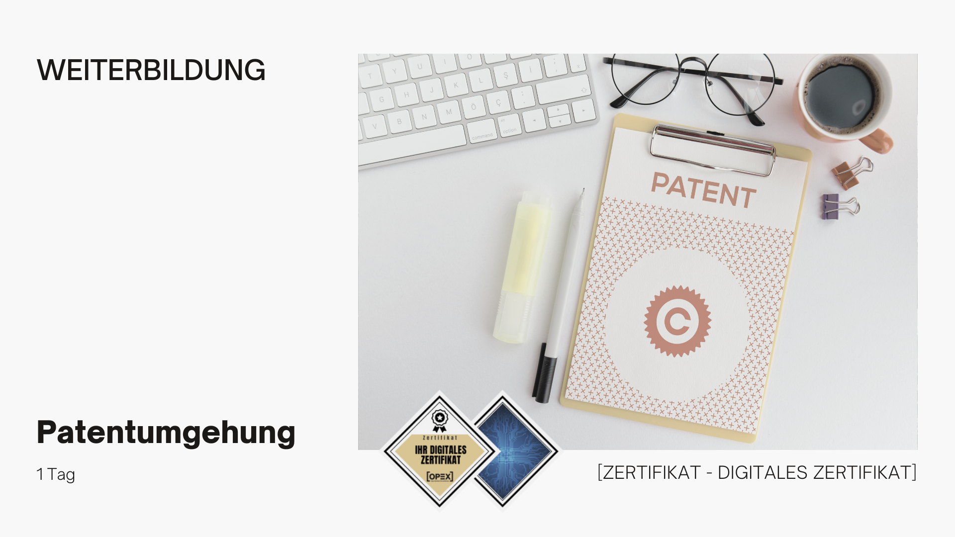 Patentumgehung