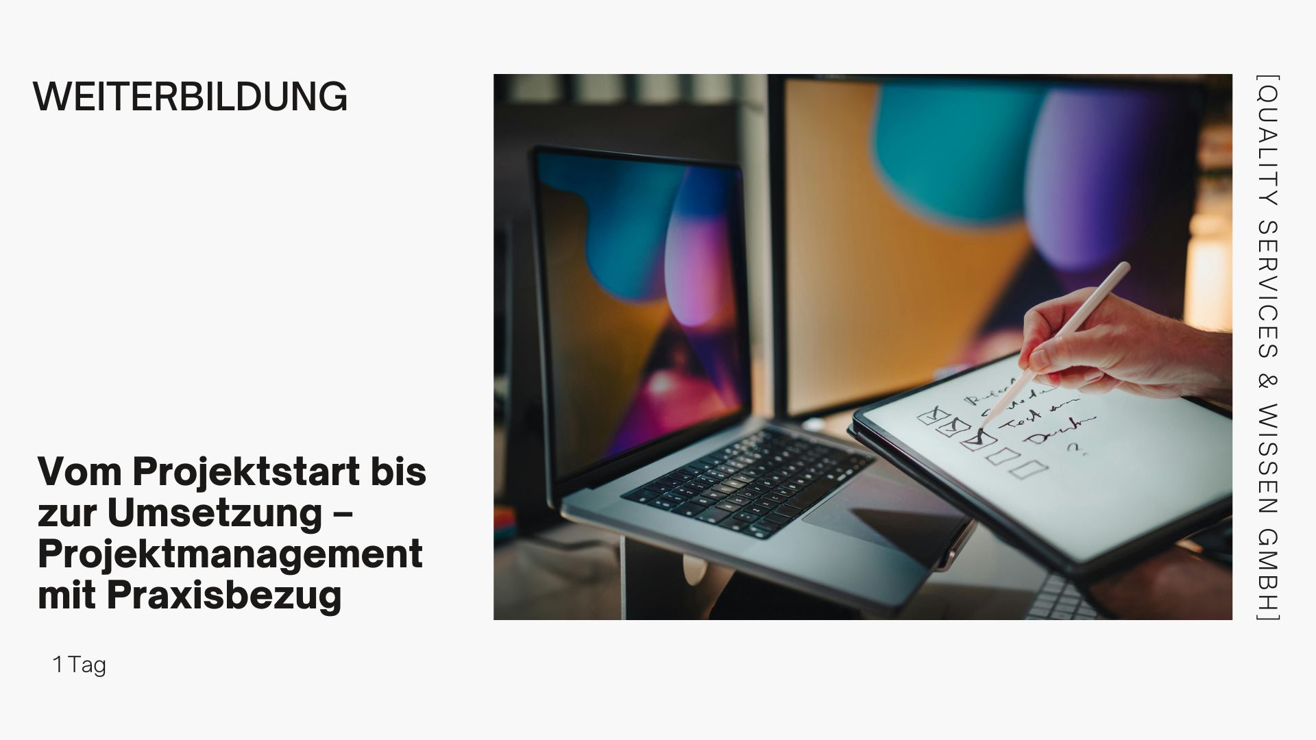 Projektmanagement mit echtem – Praxisbezug Vom Projektstart bis zur Umsetzung 1 Projektmanagement