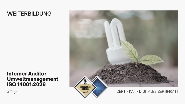 Interner Auditor Umweltmanagement ISO 14001:2026 1 Interner Auditor Umweltmanagement