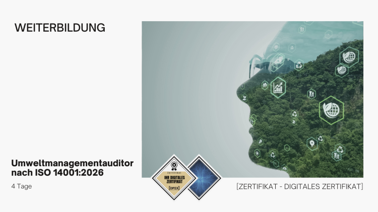 Umweltmanagementauditor nach ISO 14001:2026 | Seminar | Schulung 1 Umweltmanagementauditor